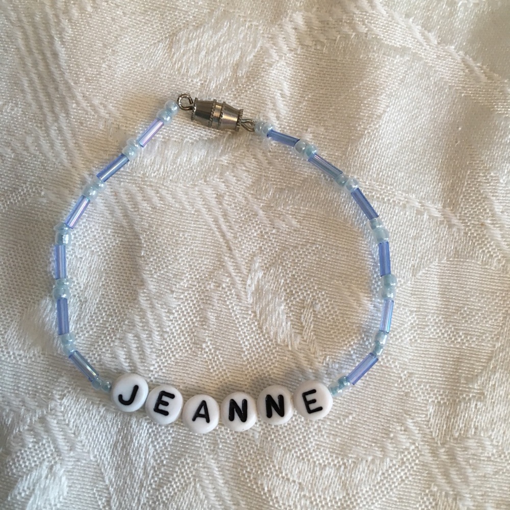 JEANNE 7” personalized name bracelet-NEW